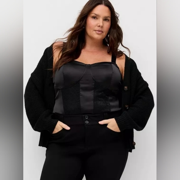 Torrid Black Signature Ponte Stretch Trouser Pants Nwt New 22R - Picture 5 of 16